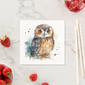 Niedliche Wasserfarbe Serviette (Beispiel)