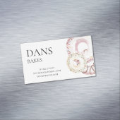 Niedliche Wasserfarbe Sprinkle Donut Magnetische Visitenkarte (Beispiel)