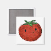 Niedliche Wasserfarbe Tomaten Magnet (Vorderseite/Rückseite)