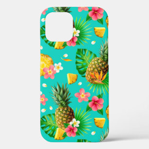 Niedliche Wasserfarbe Tropische Ananas Hibiskus Ar Case-Mate iPhone Hülle