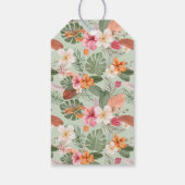 Niedliche Wasserfarbe Tropische Panda Kinder Valen Geschenkanhänger (Rückseite)