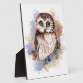 Niedliche Wasserfarbe Vogelwelt Kunst Fotoplatte (Seite)