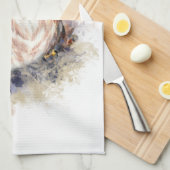 Niedliche Wasserfarbe Vogelwelt Kunst Geschirrtuch (Viertel Falte)