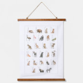 Niedliche Wasserfarbe Wandteppich Mit Holzrahmen (Vorderseite)