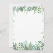 Niedliche Wasserfarbe Wild-One-Lion-Cub Kinderdusc Einladung (Rückseite)