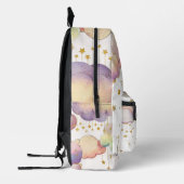 Niedliche Wasserfarbe Wolke Star Mädchen Kinder Bedruckter Rucksack (Links)