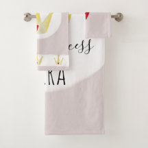 Niedliche Wasserfarben-Crown-Baby-Prinzessin mit N