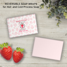 Niedliche Wasserfarben Erdbeeren 🍓 Seifenwrap Pap
