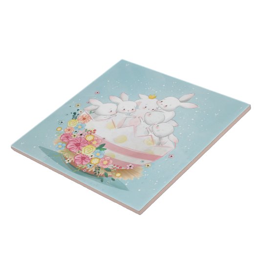 Niedliche Wasserfarben Fliese (Seite)