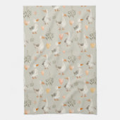 Niedliche Wasserfarben Gänse - Küchentücher (Vertikal)