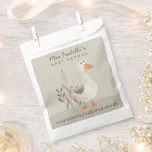 Niedliche Wasserfarben Gänsedusche Kindertasche Geschenktütchen