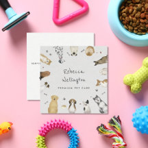 Niedliche Wasserfarben Haustiere Haustiere Haustie