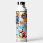 Niedliche Wasserfarben Kinder Lehrer oder Mama Trinkflasche (links)