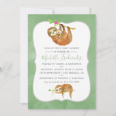 Niedliche Wasserfarben-Kinderdusche laden ein Einladung (Vorderseite)