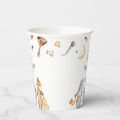 Niedliche Wasserfarben Musikalische afrikanische T Pappbecher (Links)