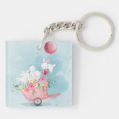 Niedliche Wasserfarben Schlüsselanhänger (Rückseite)