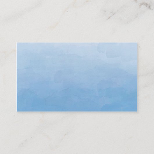 Niedliche Wasserfarben-Thema-Showkarte Platzkarte (Rückseite)