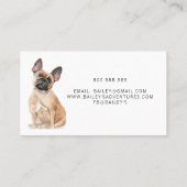 Niedliche Wasserfarben Wanderer Abenteuer Sitzplat Visitenkarte (Rückseite)