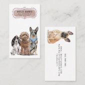 Niedliche Wasserfarben Wanderer Abenteuer Sitzplat Visitenkarte (Vorne/Hinten)