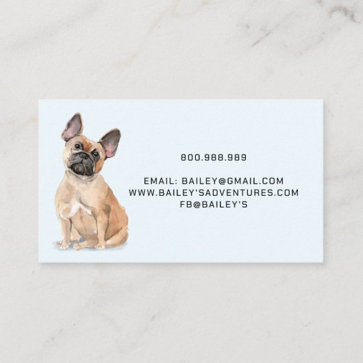 Niedliche Wasserfarben Wanderer Abenteuer Sitzplat Visitenkarte (Rückseite)