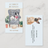 Niedliche Wasserfarben Wanderer Abenteuer Sitzplat Visitenkarte (Vorne/Hinten)