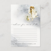 Niedliche Wasserfarbenbeilage für Mama-Babydusche Begleitkarte (Vorderseite)