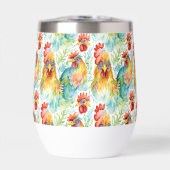 Niedliche Wasserfarbene Hühner (Vorderseite)