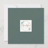 Niedliche Wasserfarbenente N Lavendelblank Karte (Rückseite)