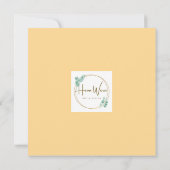 Niedliche Wasserfarbenente N Lavendelblank Karte (Rückseite)