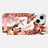 Niedliche WasserfarbenGiraffe Case-Mate iPhone Hülle (Rückseite (Horizontal))