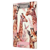 Niedliche WasserfarbenGiraffe Klemmbrett (Links)