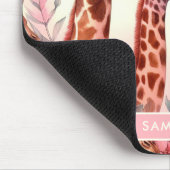 Niedliche WasserfarbenGiraffe Mousepad (Ecke)