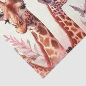 Niedliche WasserfarbenGiraffe Seidenpapier (Ausschnitt)