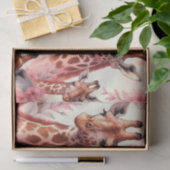 Niedliche WasserfarbenGiraffe Seidenpapier (Geschenk)