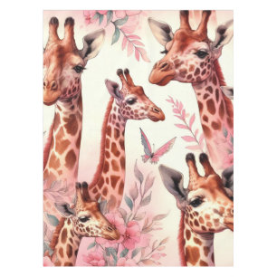 Niedliche WasserfarbenGiraffe Tischdecke