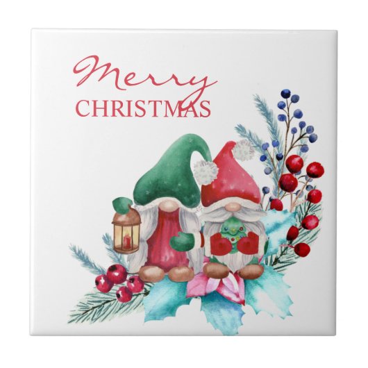 Niedliche Wasserfarbengläser Fliese (Vorderseite)