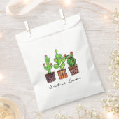 Niedliche Wasserfarbenkaktus in Töpfen Geschenktütchen (Ausgeschnitten)