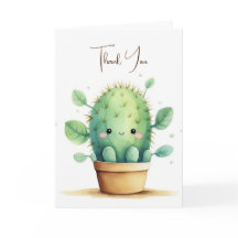 Niedliche Wasserfarbenkaktus in Töpfen