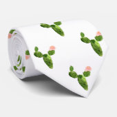 Niedliche Wasserfarbenkaktus Krawatte (Gerollt)