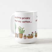 Niedliche Wasserfarbenkaktus peitschen ohne meine Kaffeetasse (Vorderseite Links)