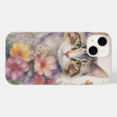 Niedliche Wasserfarbenkatze Case-Mate iPhone Hülle (Rückseite (Horizontal))