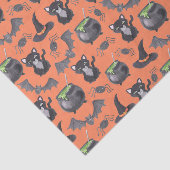 Niedliche Wasserfarbenkatzen Seidenpapier (Ausschnitt)