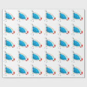 Niedliche Wasserfarbenkunst Geschenkpapier (Flach)