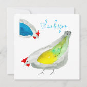 Niedliche Wasserfarbenkunst Mitteilungskarte (Vorderseite)