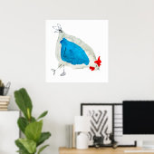 Niedliche Wasserfarbenkunst Poster (Heimbüro)