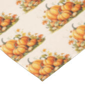 Niedliche Wasserfarbenkürbis Erntedank Tischdecke (Schrägansicht)