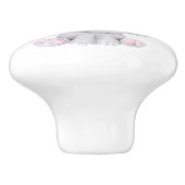 Niedliche Wasserfarbenlephe für Mädchen Keramikknauf (Seitenansicht)