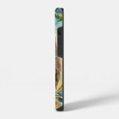 Niedliche Wasserfarbenloge iPhone Hülle (Linke Seite)