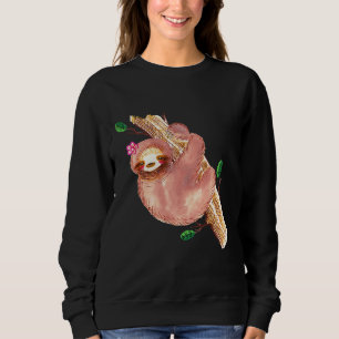 Niedliche Wasserfarbenloge Sweatshirt