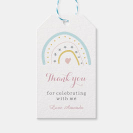 Niedliche Wasserfarbenschleife Vielen Dank für Ihr Geschenkanhänger